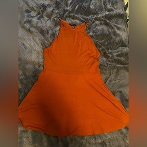 Forever 21 Orange Mini Dress Size XL